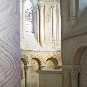 Abbey church of Saint-Savin sur Gartempe, known as the Romanesque Sistine Chapel
