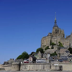 Abbey of Mont Saint-Michel, UNESCO World Heritage Site, Normandy, France, Europe