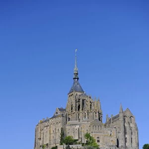 Abbey of Mont Saint-Michel, UNESCO World Heritage Site, Manche, Normandy, France, Europe