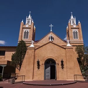 Adobe church in Albuquerque, New Mexico, United States of America, North America