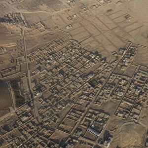 Aerial of Kabul, Afghanistan, Asia