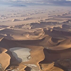Aerial view, Dead Vlei, Sossusvlei, Namib Naukluft National Park, Namibia, Africa