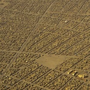 Aerial view of Khartoum, Sudan, Africa