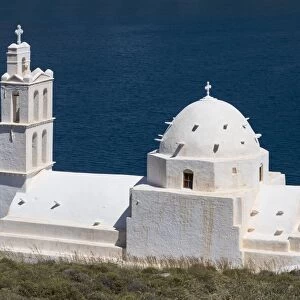 Agia Irini church, Gialos, Ios, Cyclades, Greek Islands, Greece, Europe