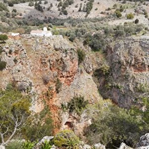 Agios Michaelis Church, Aradena Gorge, Lefka Ori Mountains, Aradena, South Crete, Crete, Greek Islands, Greece, Europe