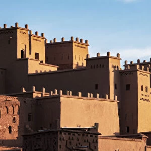 Ait Ben-Haddou Kasbah in the morning, UNESCO World Heritage Site, Morocco, North Africa