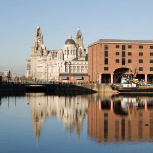 Albert Docks, Royal Liver Building, Cunard Building, Mersey Docks and Harbour Board