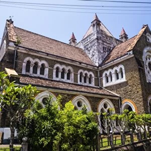 All Saints Anglican Church in the Old Town of Galle, UNESCO World Heritage Site, Sri Lanka, Asia
