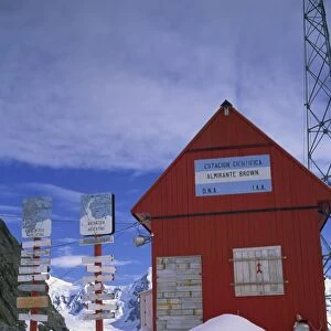 Almirante Brown station, Argentinian summer base only, Antarctic Peninsula