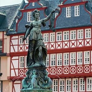 Altstadt (Old Town), Romerberg, Frankfurt am Main, Hesse, Germany, Europe