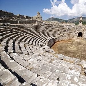 The amphitheatre at the Lycian site of Xanthos, UNESCO World Heritage Site