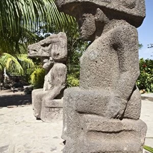 Ancient statues, Altagracia, Ometepe Island, Nicaragua, Central America