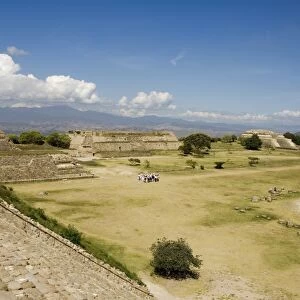 The ancient Zapotec city of Monte Alban