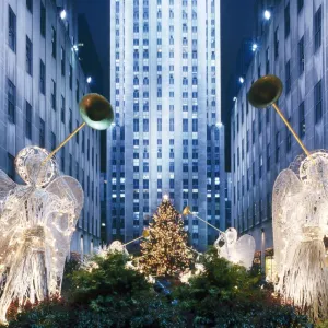 Angels at the Rockerfeller Centre