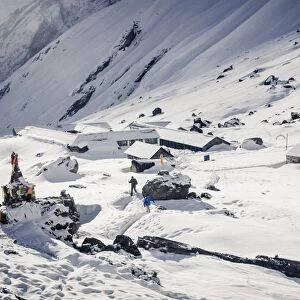 Annapurna Base Camp, 4130m, Annapurna Conservation Area, Nepal, Himalayas, Asia