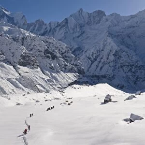 Annapurna Base Camp, Annapurna Himal, Nepal, Himalayas, Asia