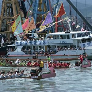 Annual boat races, Hong Kong, China, Asia