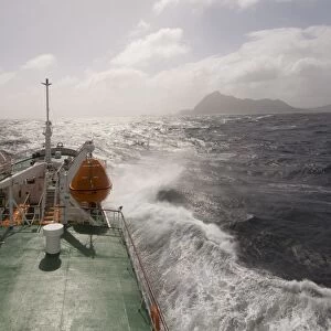 Antarctic Dream navigation on rough seas near Cape Horn, Drake Passage