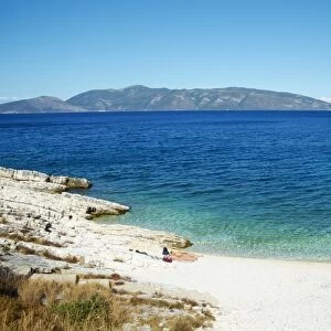 Antisamos beach, Cephalonia, Ionian Islands, Greek Islands, Greece, Europe