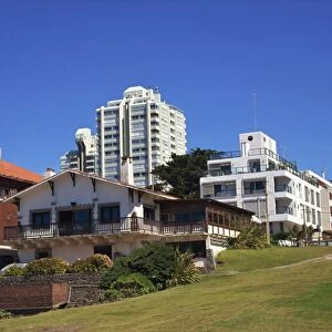 Apartments by beach, Punta del Este, Uruguay, South America