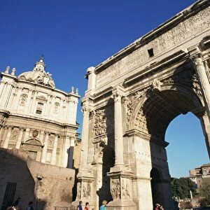Arch of Septimus Severus, Forum, Rome, Lazio, Italy, Europe