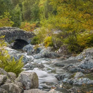 Ashness Bridge, Lake District National Park, Cumbria, England, United Kingdom, Europe