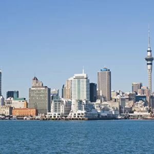 Auckland city skyline, North Island, New Zealand, Pacific