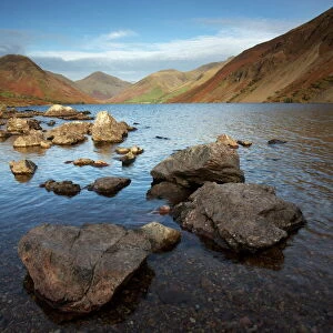 An autumn evening at Wastwater in the Lake District National Park, Cumbria