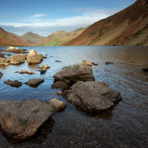 An autumn evening at Wastwater in the Lake District National Park, Cumbria