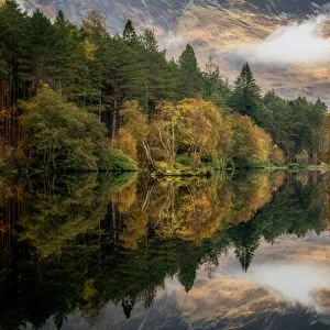 Autumn in Glencoe, Highlands, Scotland, United Kingdom, Europe
