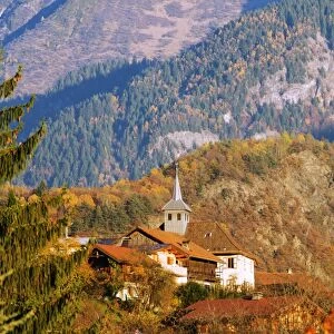 Autumn scenery, Passy, Rhone Alpes, Haute Savoie, French Alps, France, Europe