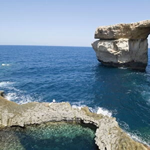 The Azure Window at Dwejra Point, Gozo, Malta, Mediterranean, Europe