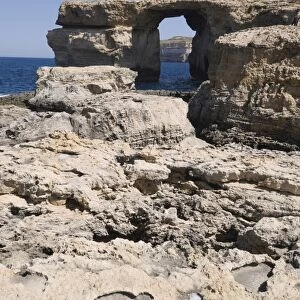 The Azure Window at Dwejra Point, Gozo, Malta, Europe