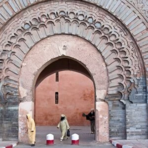 Bab Agnaou (Bab Er Rob), Marrakech (Marrakesh), Morocco, North Africa, Africa
