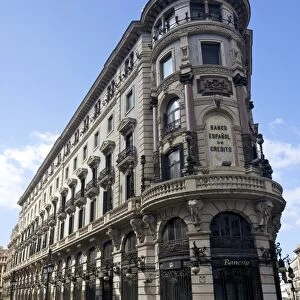 Banco Espanol de Credito, Calle de Alcala, Banesto Building dating from the 1880 s