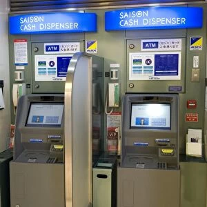 Bank teller machines in Japan, Asia