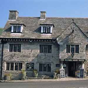 The Bankes Arms Hotel at Corfe in Dorset, England, United Kingdom, Europe