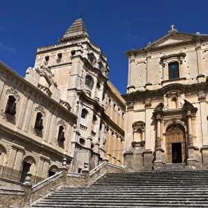 Baroque San Francesco Church, Noto, Sicily, Italy, Europe