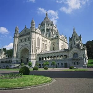 The Basilica at Lisieux in the Calvados region of Basse Normandie, France, Europe