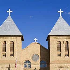 Basilica of St. Albino in Old Mesilla village, Las Cruces, New United States of America