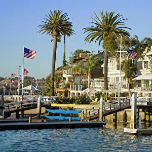 Bay Island in Balboa, Newport Beach, Orange County, California, United States of America