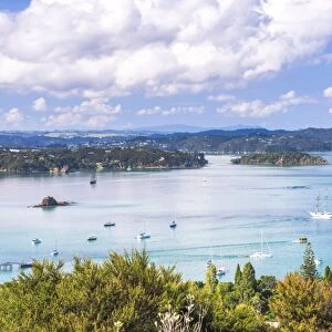 Bay of Islands seen from Flagstaff Hill in Russell, Northland Region, North Island