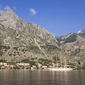 Bay of Kotorska and the Lovcen mountain range