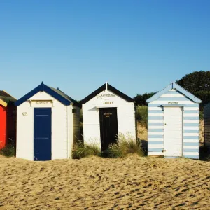 Beach huts, Southwold, Suffolk, England, United Kingdom, Europe