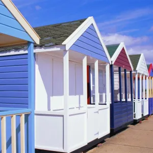 Beach huts, Southwold, Suffolk, England