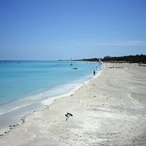 Beach scene, Varadero, Cuba, West Indies, Central America