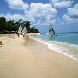 Beach, St. James, Barbados, West Indies, Caribbean, Central America