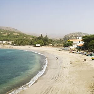 Beach at Tarrafal, Santiago, Cape Verde Islands, Africa