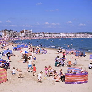 The beach, Weymouth, Dorset, England, United Kingdom, Europe