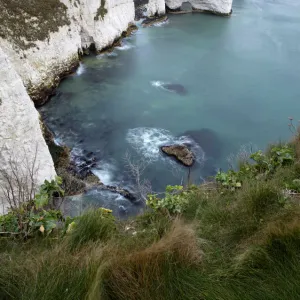 The beautiful cliffs and sea stacks of Old Harry Rocks, Jurassic Coast